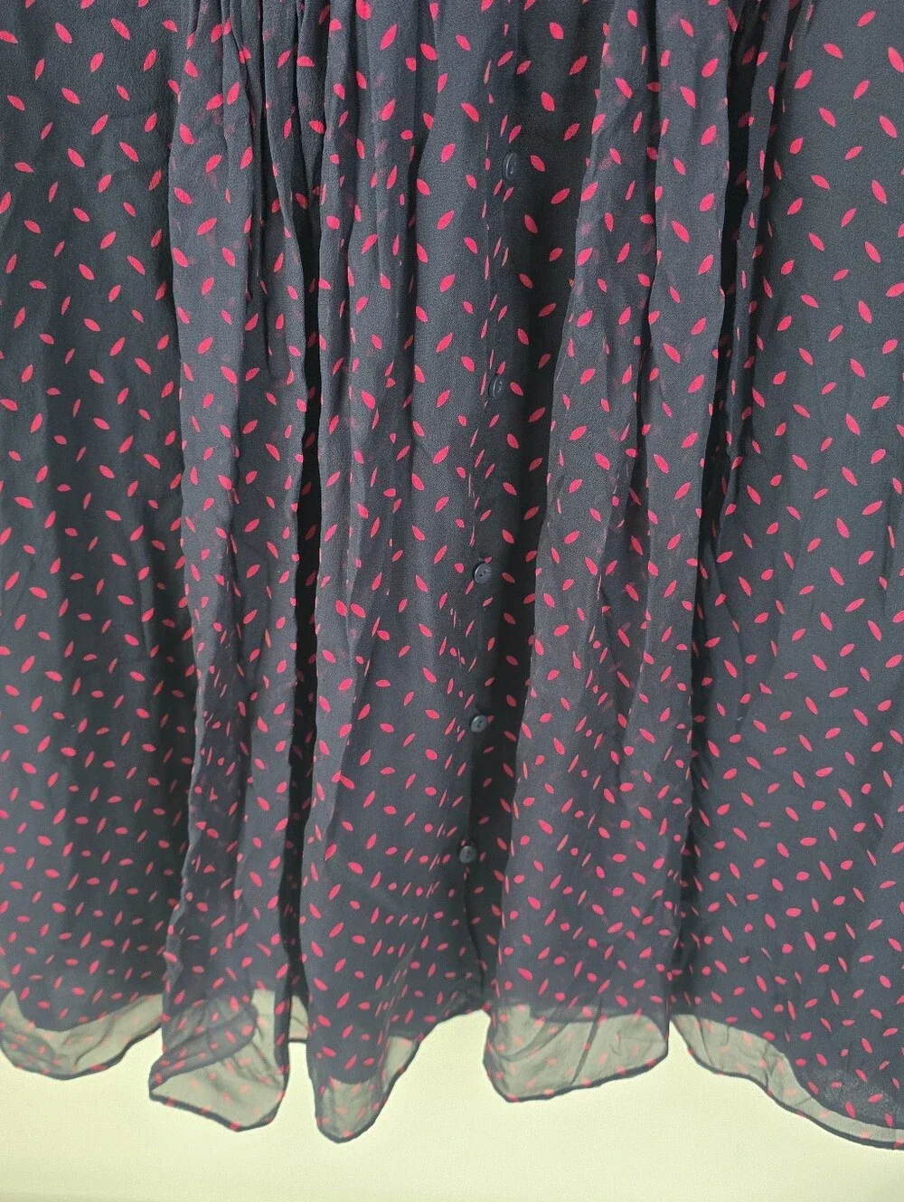 DVF Diane von Furstenberg Kourtni Silk Dress Alexander Navy Bromley Dot 10 NWT